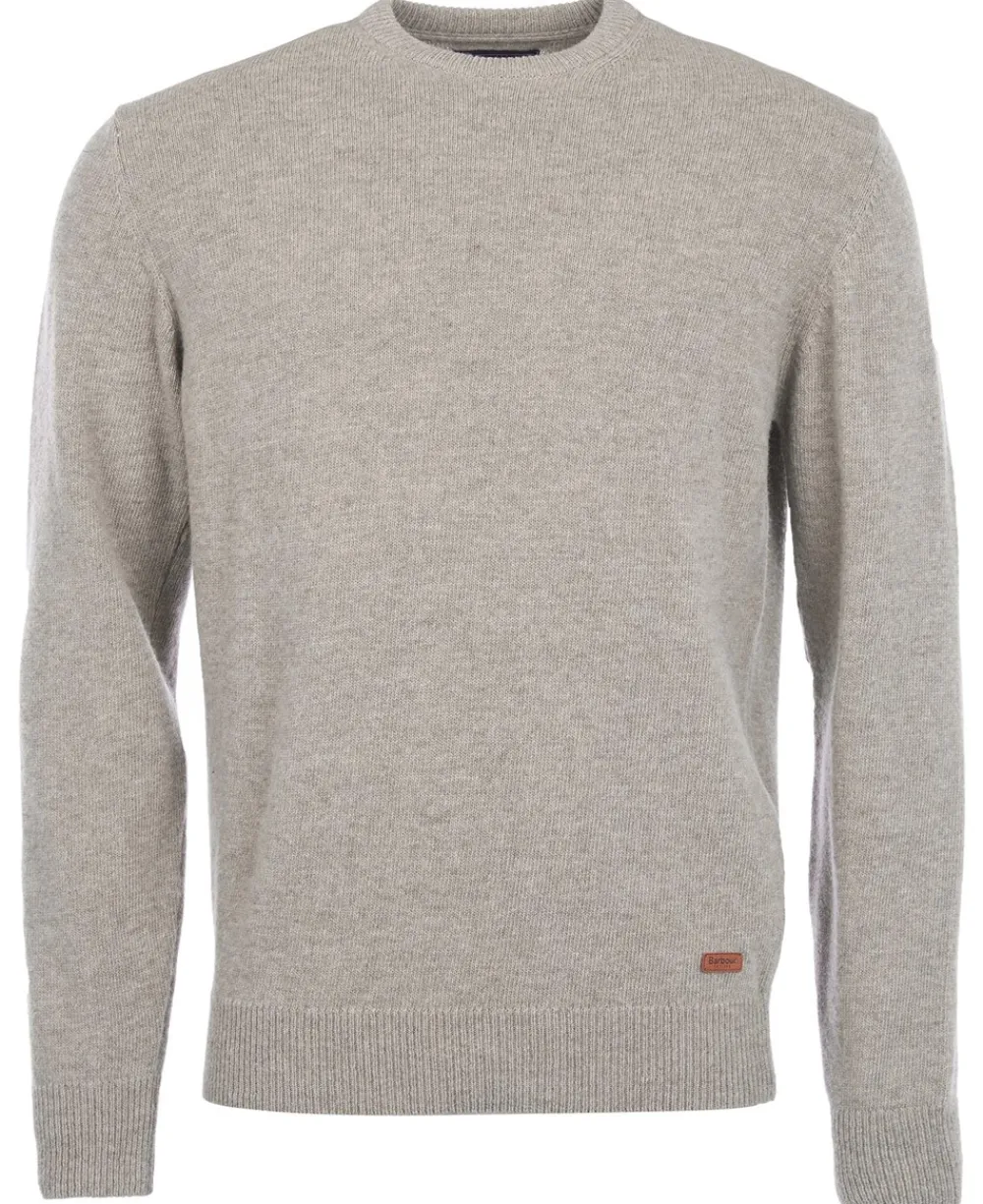 Outlet Essential Patch Crew Striktrøje, , XL Strik