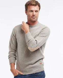 Outlet Essential Patch Crew Striktrøje, , XL Strik