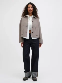 JJXX Eve Wool Blend Jakke, , M-Dame Jakker & Frakker