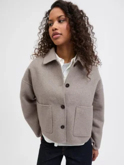 JJXX Eve Wool Blend Jakke, , M-Dame Jakker & Frakker