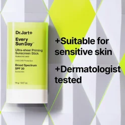 Dr. Jart+ Every Sun Day Ultra-sheer Priming Sunscreen Stick, 19 g- Solbeskyttelse