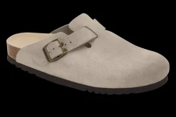 Scholl Fae Suede Clogs, , 39-Dame Flade Sko