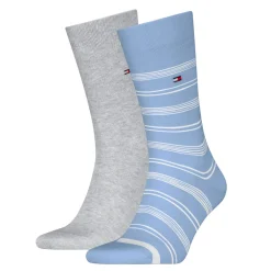 Tommy Hilfiger Fancy Breton 2-pak Strømper, , 39-42- Strømper