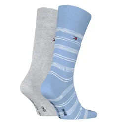 Tommy Hilfiger Fancy Breton 2-pak Strømper, , 39-42- Strømper