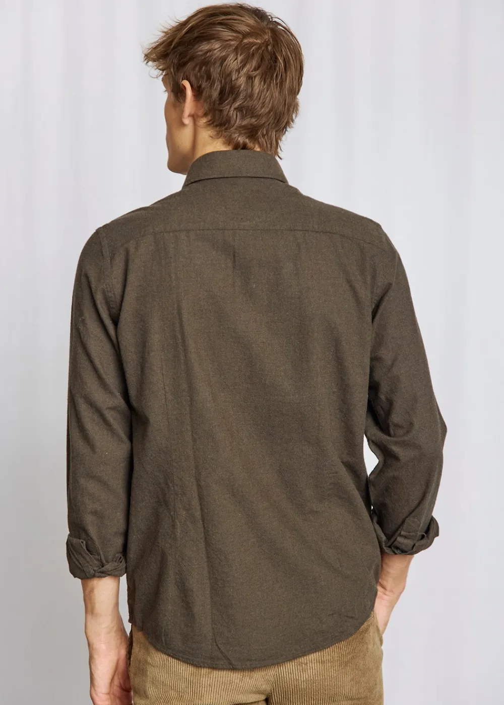 Faruk Casual Modern Fit Skjorte, , L Skjorter