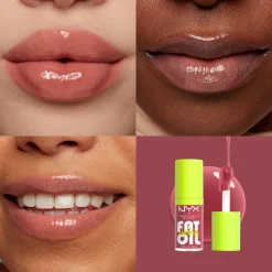 NYX Professional Makeup Fat Oil Lip Drip, 09 Chilin' Like A Villian- Læber
