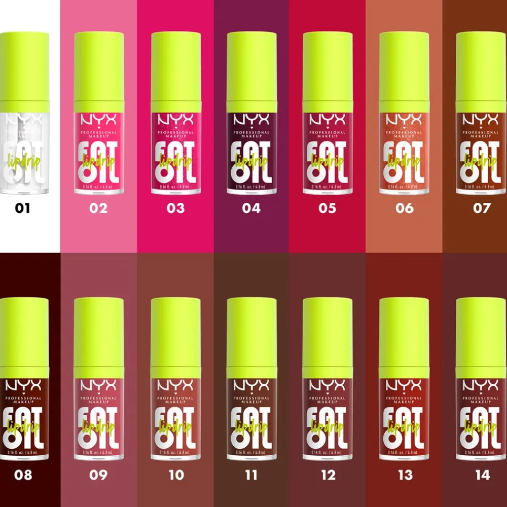 NYX Professional Makeup Fat Oil Lip Drip, 09 Chilin' Like A Villian- Læber