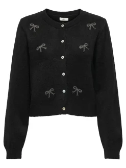 JDY Faye Bow Cardigan, , L-Dame Cardigans
