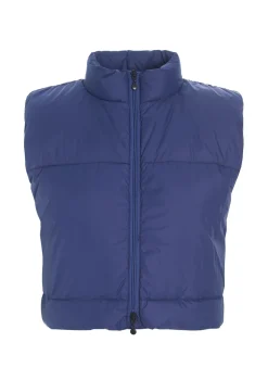 Best Feather Down Kort Vest, , L Dame Veste