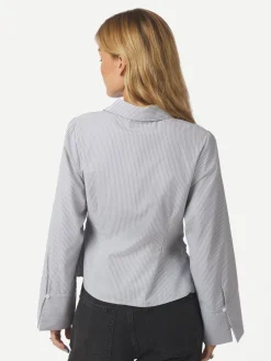 Neo Noir Fenli Striped Skjorte, , 38-Dame Bluser & Skjorter