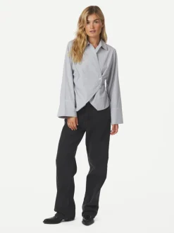 Neo Noir Fenli Striped Skjorte, , 38-Dame Bluser & Skjorter