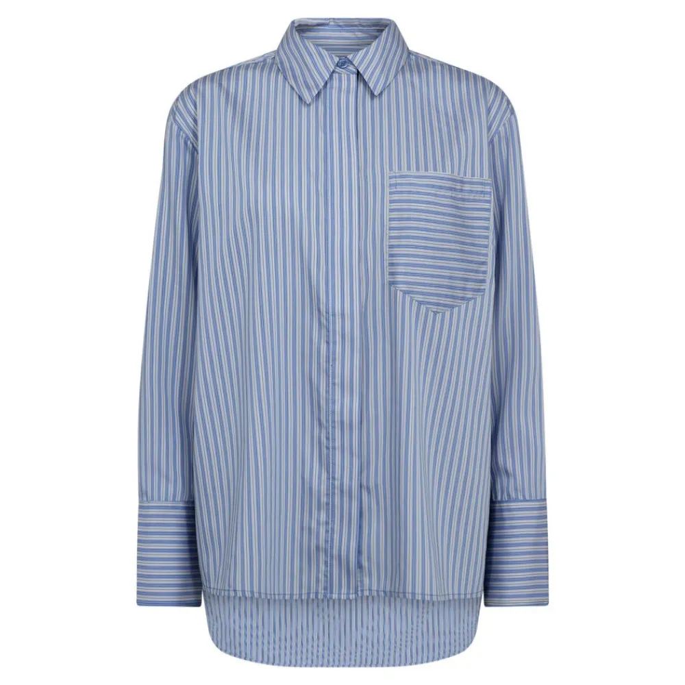 Outlet FinaCC Striped Skjorte, , M Dame Bluser & Skjorter