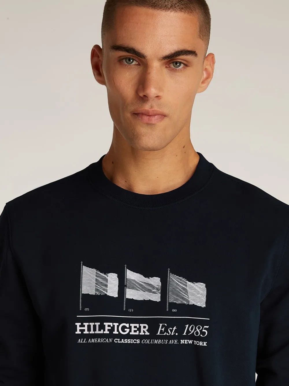 Flags Crewneck Sweatshirt, , XXL Sweatshirts & Trøjer