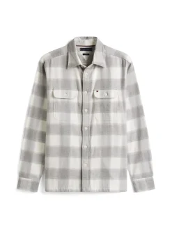 Clearance Flannel Check Overshirt, , S Overshirts