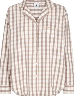 Online Flannel Pyjamasskjorte, , XL Dame Loungewear