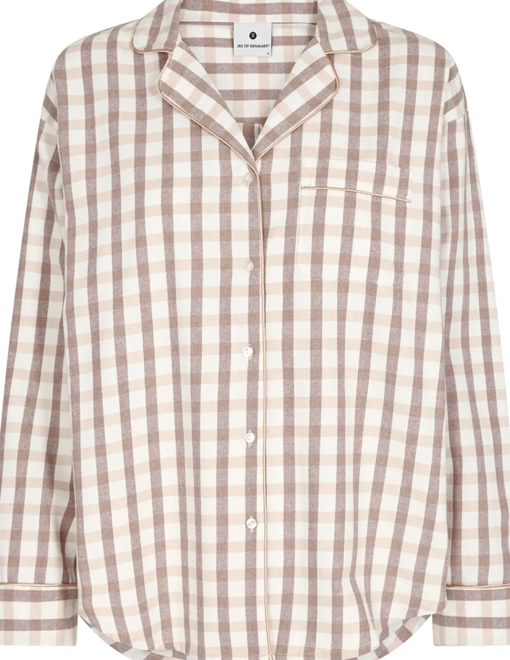 Online Flannel Pyjamasskjorte, , XL Dame Loungewear