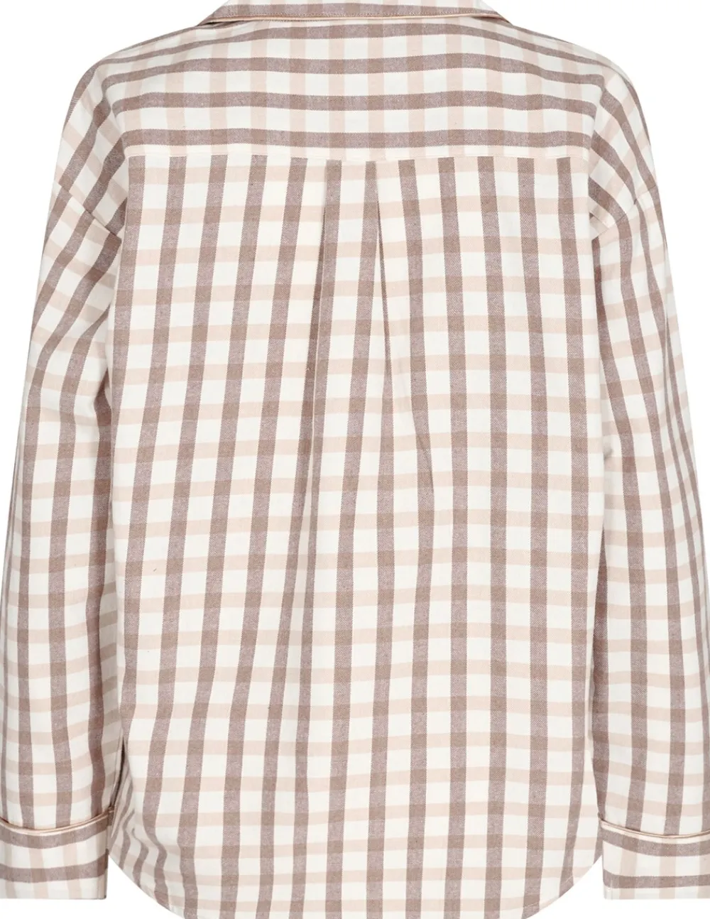 Online Flannel Pyjamasskjorte, , XL Dame Loungewear