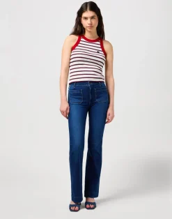 Outlet Flare Jeans, , W28/L30 Dame Jeans
