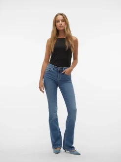 Vero Moda Flash Flared Jeans, , XS/L32-Dame Jeans