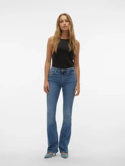 Vero Moda Flash Flared Jeans, , XS/L32-Dame Jeans
