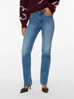 Clearance Flash Straight Jeans, , M/L32 Dame Jeans
