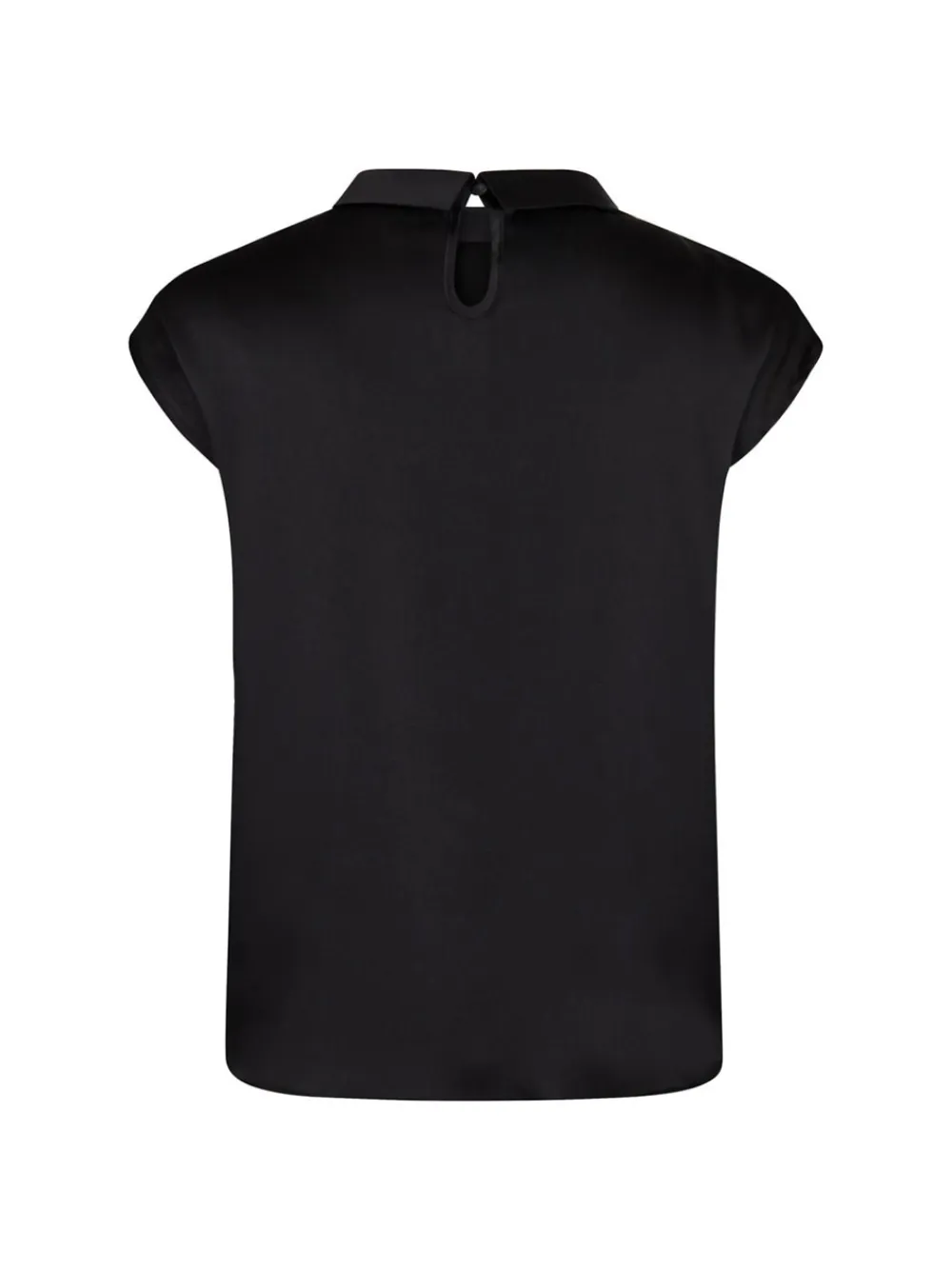 Best Fleur Drapy Satin Bluse, , 38 Dame Bluser & Skjorter