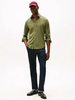 Tommy Hilfiger Flex Flannel Solid Skjorte, , L- Skjorter
