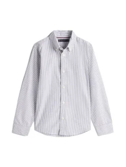 Tommy Hilfiger Flex Ithaca Stripe Skjorte, , 164 cm-Børn Skjorter