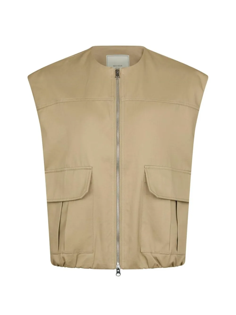 Neo Noir Flo Balloon Twill Vest, , 40-Dame Veste