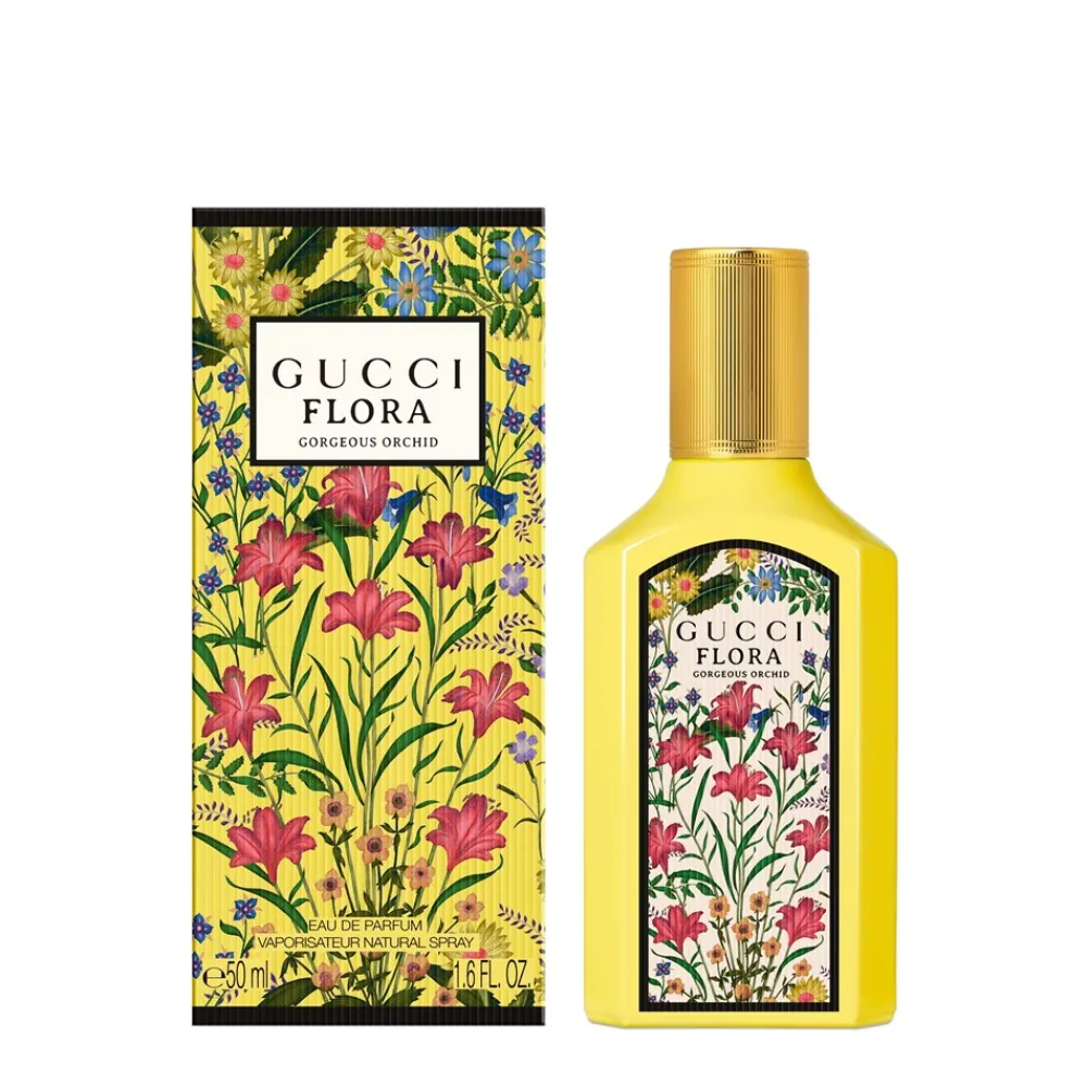 Gucci Flora Gorgeous Orchid Eau De Parfum, 50 ml- Eau De Parfum