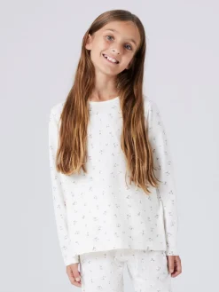 Discount Flower Natsæt, , 110-116 cm Børn Undertøj & Nattøj