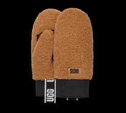 UGG Fluff Logo Tape Luffer, , S/M-Dame Handsker & Vanter