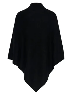 Pieces Fortuna Højhalset Poncho, , One size-Dame Strik & Sweatshirts