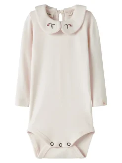 Lil' Atelier Fundo Emb Slim Body, , 80 cm-Børn Bodies & Heldragter