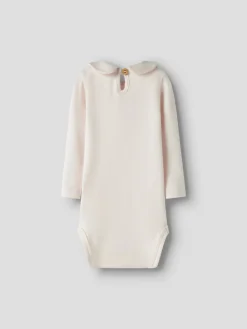 Lil' Atelier Fundo Emb Slim Body, , 80 cm-Børn Bodies & Heldragter