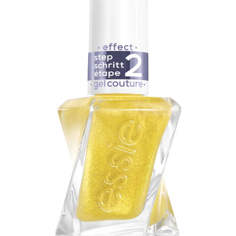 Essie Gel Couture Metallic Glaze Top Coat,- Negle