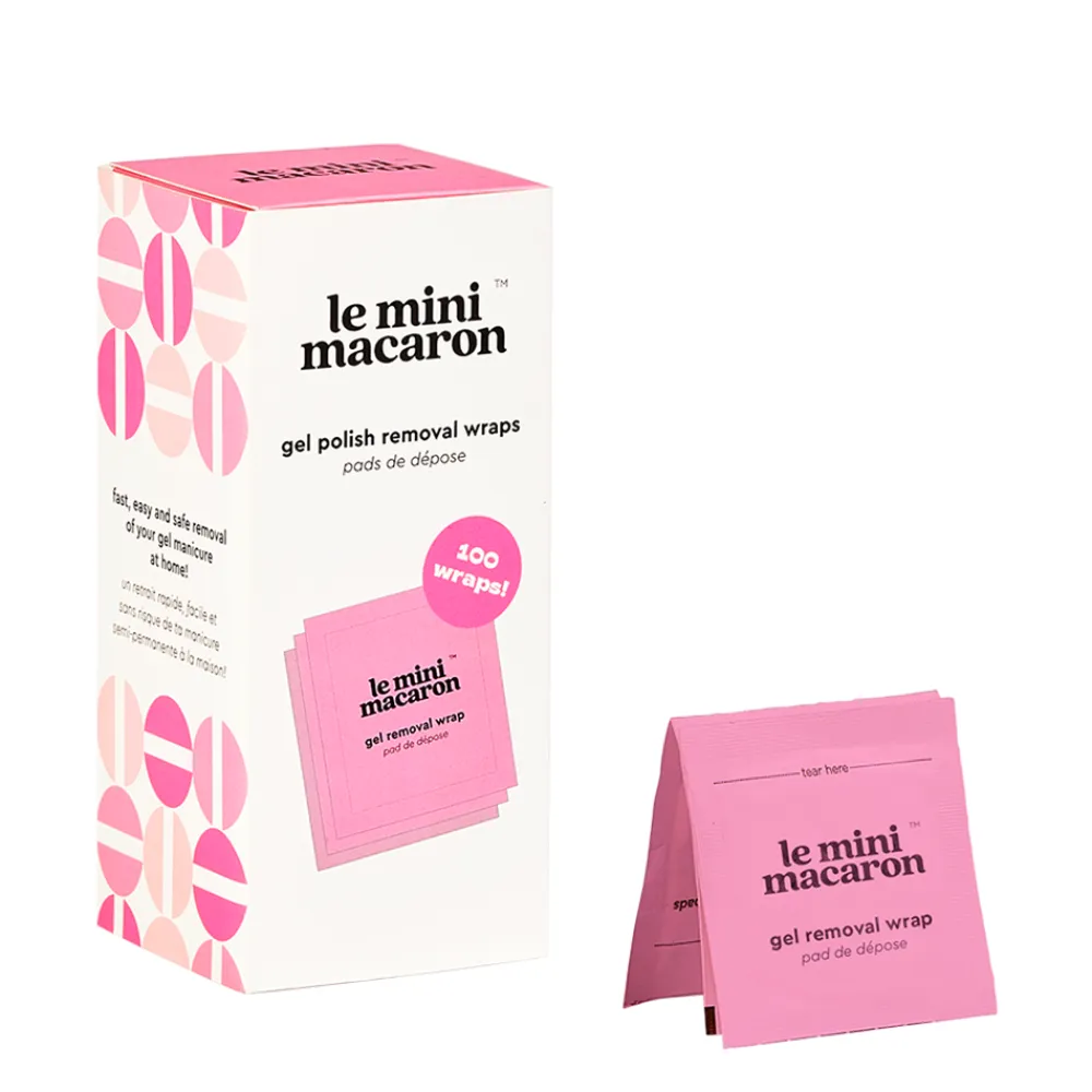 Le Mini Macaron Gel Polish Removal Wraps- Negle