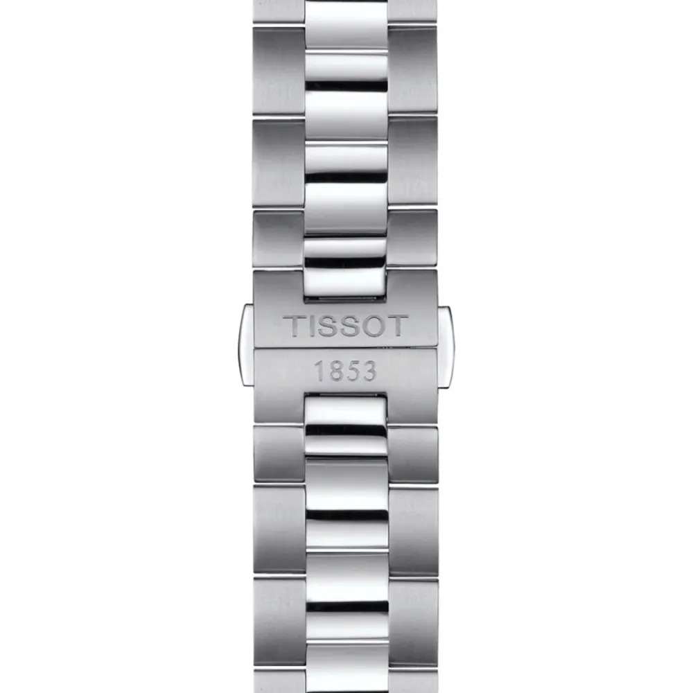 Online Gentleman T127.410.11.051.00 Herreur, Sølv, Sort Urskive, 40 mm Ure
