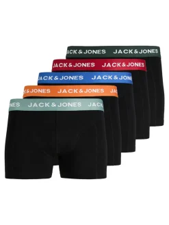Jack&Jones Geo Solid 5-pak Trunks, , L- Undertøj
