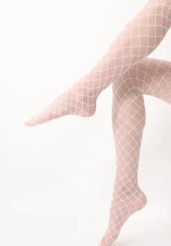 Oroblu Geometry Tights, , L/XL-Dame Strømper