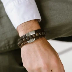 Steel & Barnett Gift Set Triple Armbånd, , M- Smykker