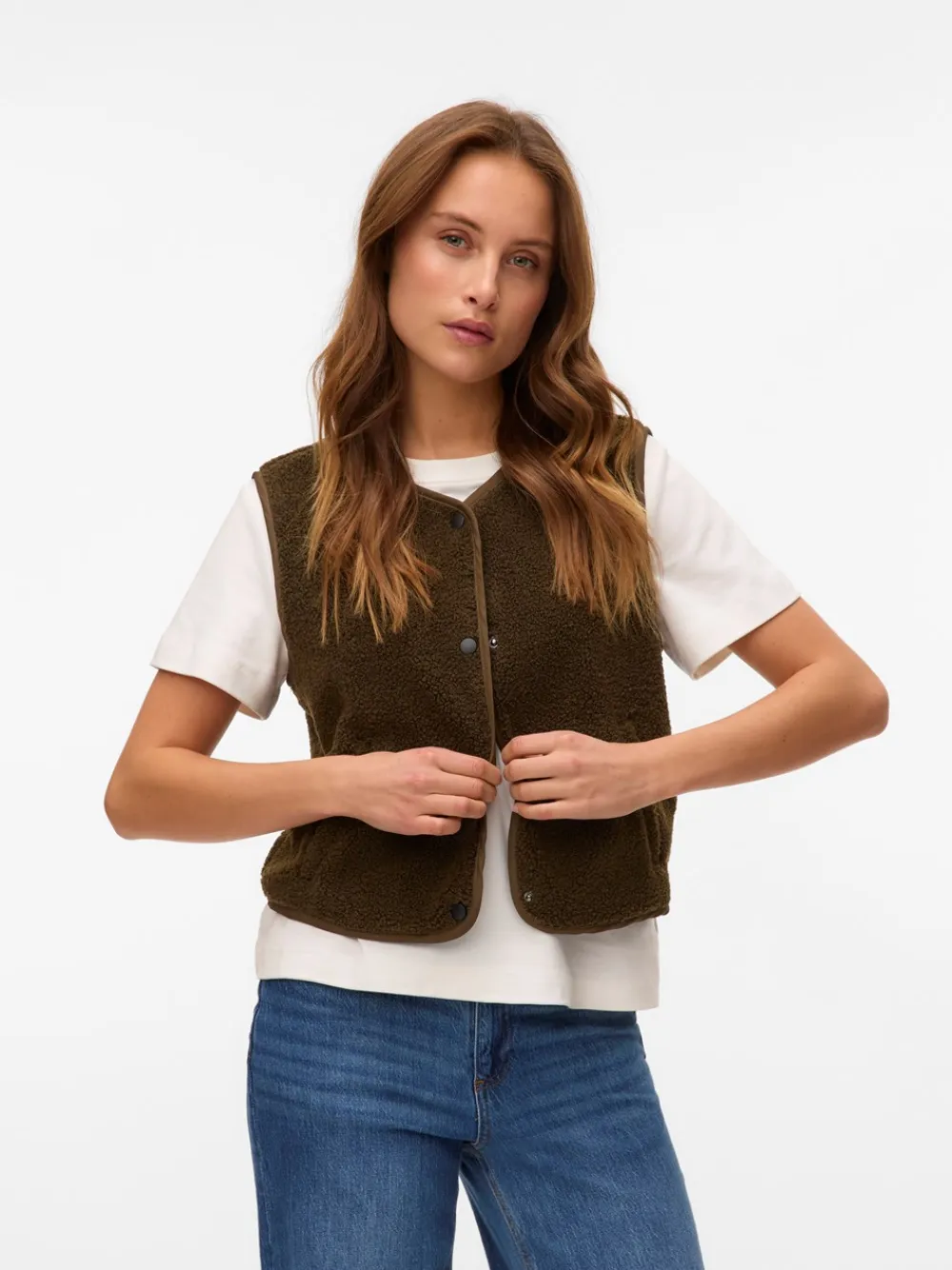 Vero Moda Gilly Vest, , XS-Dame Veste