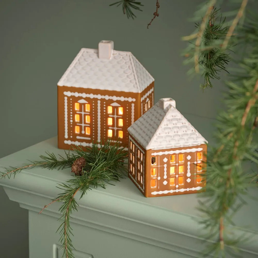 Gingerbread Lyshus, Lille Pynt & Interiør