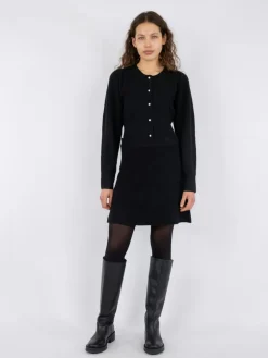 Neo Noir Gisa Striknederdel, , 34-Dame Nederdele