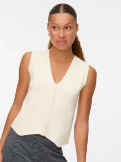 Vero Moda Gold Vest, , XL-Dame Veste