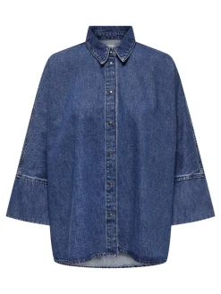 ONLY Grace Denimskjorte, , S-Dame Bluser & Skjorter