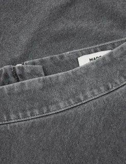 Mads Nørgaard Grey Denim Stelly C Lang Nederdel, , 34-Dame Nederdele