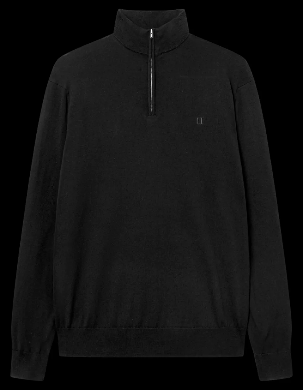 Les Deux Greyson Half-Zip Merino Striktrøje, , L- Strik