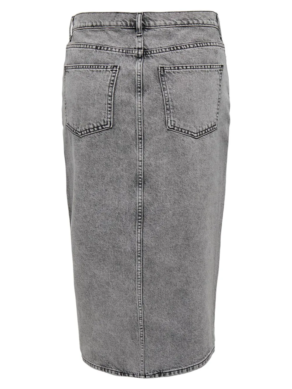 ONLY Gry Højtaljet Denimnederdel, , M-Dame Nederdele