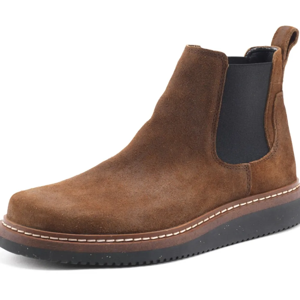 Nature Gry Oil Suede Støvler, , 40-Dame Støvler